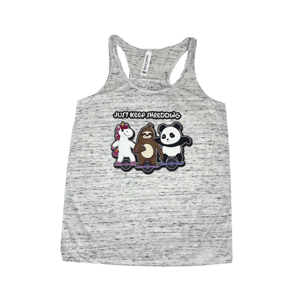 Keep Shredding Tank White
