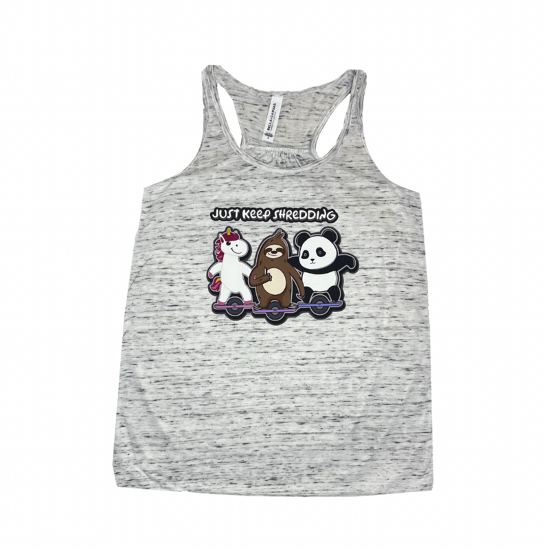 Keep Shredding Tank White