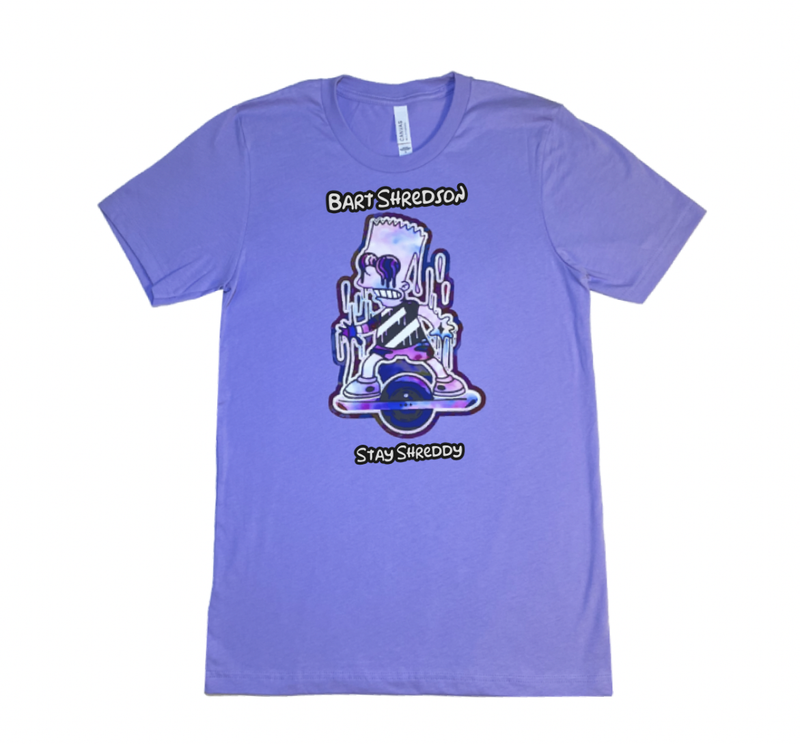 Bart Shredson Tee Purple