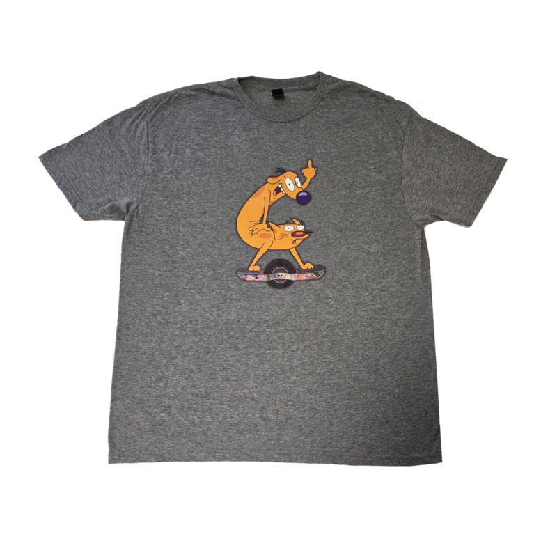 CatDog Tee Gray