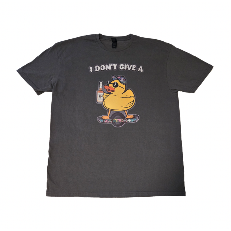 I Don&#39;t Give A Duck Tee Gray
