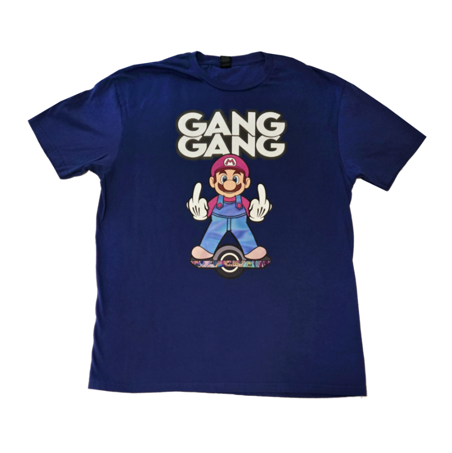 Mario Gang Tee Navy
