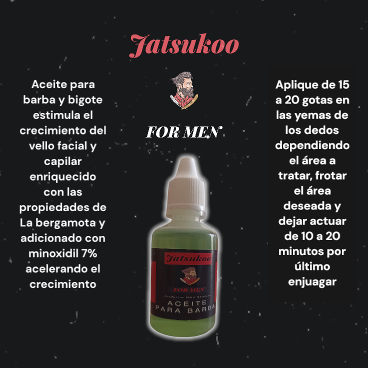 Aceite minoxidil para el crecimiento de la barba