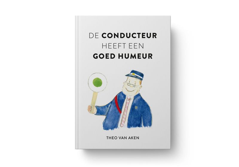 De conducteur heeft een goed humeur