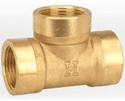 BRASS FEMALE TEE 3/8 BSP