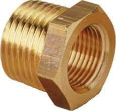 BRASS M/F RED. BUSH 1/2 (M) X 1/4 (F) BSP