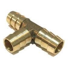 BRASS AIRLINE TEE 5/8 HOSE