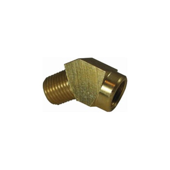 BRASS M/F 45 DEG ELBOW 1/2 (M) X 1/2 (F) BSP