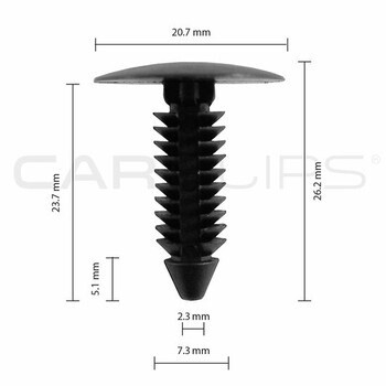 CAR CLIP UNI CC10827