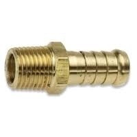 BRASS AIRLINE MALE CONNECT 1/2 HOSE X 3/8 BSP