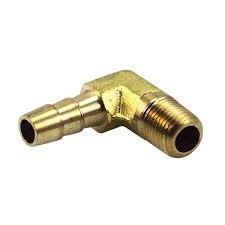 BRASS AIRLINE MALE ELBOW 1/2 HOSE X 3/8 BSP