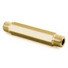 BRASS MALE LONG BARREL NIPPLE 1/4 BSP X 3" L