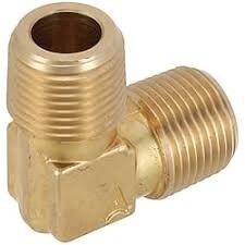 BRASS 90 DEG MALE ELBOW 1/2 BSP