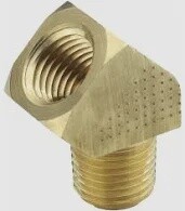 BRASS 45 DEG M/F ELBOW 1/4 NPT