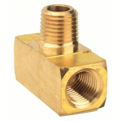 BRASS MALE BRANCH TEE 1/2 NPT