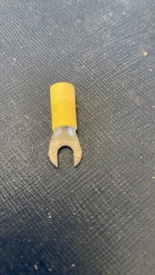 CABLE TERMINAL SPADE YELLOW 5MM