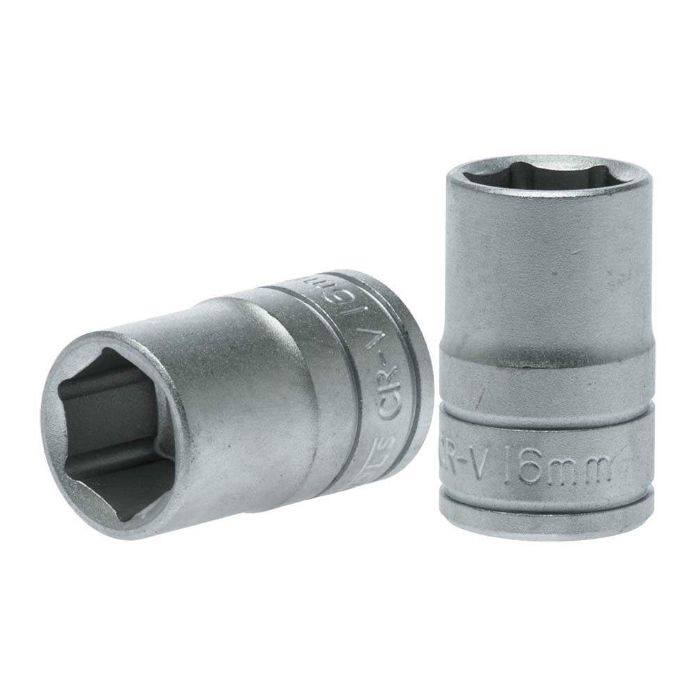 SOCKET 16X1/2DR REG 6PT