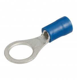 CABLE RING TERMINAL BLUE 8.4MM