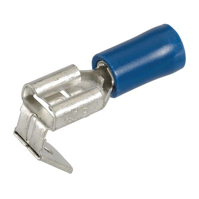 CABLE CONNECTOR 2-WAY INSUL BLUE 4MM