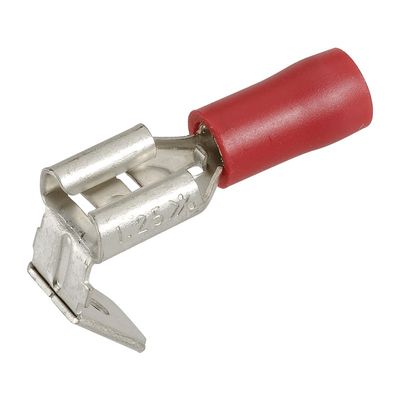 CABLE TERMINAL SPADE 2 WAY PIGGY BACK RED 10PK