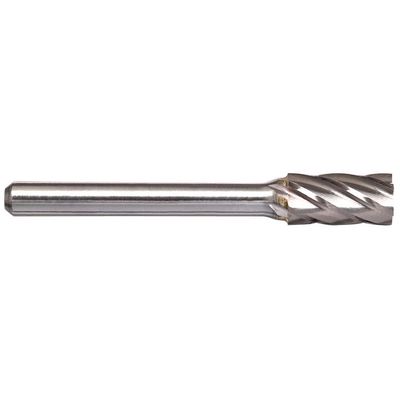 CARBIDE BURR CYLINDRICAL ALUMINIUM 6MM