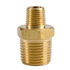BRASS REDUCING NIPPLE M16X1.5 TO 1/4 BSP