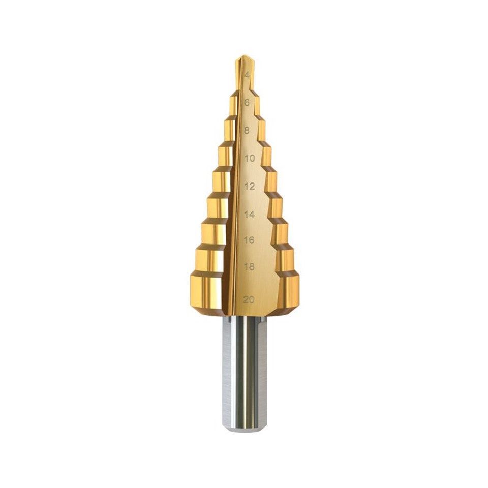 DRILL STEP 4-20MM GOLD SERIES HSS