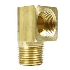 BRASS 45 DEG INV. FLARE MALE ELBOW 5/16 TUBE X 1/8 BSP