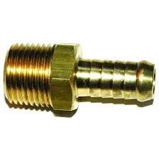 BRASS AIRLINE MALE CONNECT 5/16 HOSE X1/8 BSP