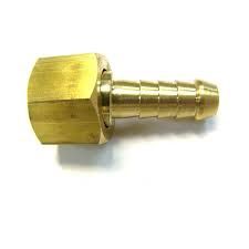 BRASS NUT AND TAIL ASSEMBLY 3/16 HOSE X 1/4 BSP