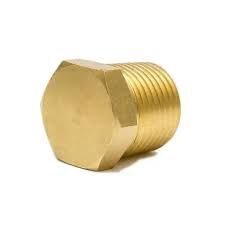 BRASS HEX PLUG SOLID 1/2 BSP