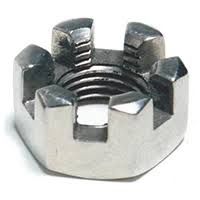 NUT M14 CASTLE STD 2.0 PLATED STEEL