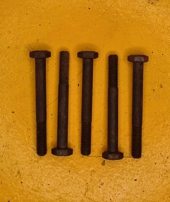 BOLT 1/4X2.1/4 UNF GR5 BLK