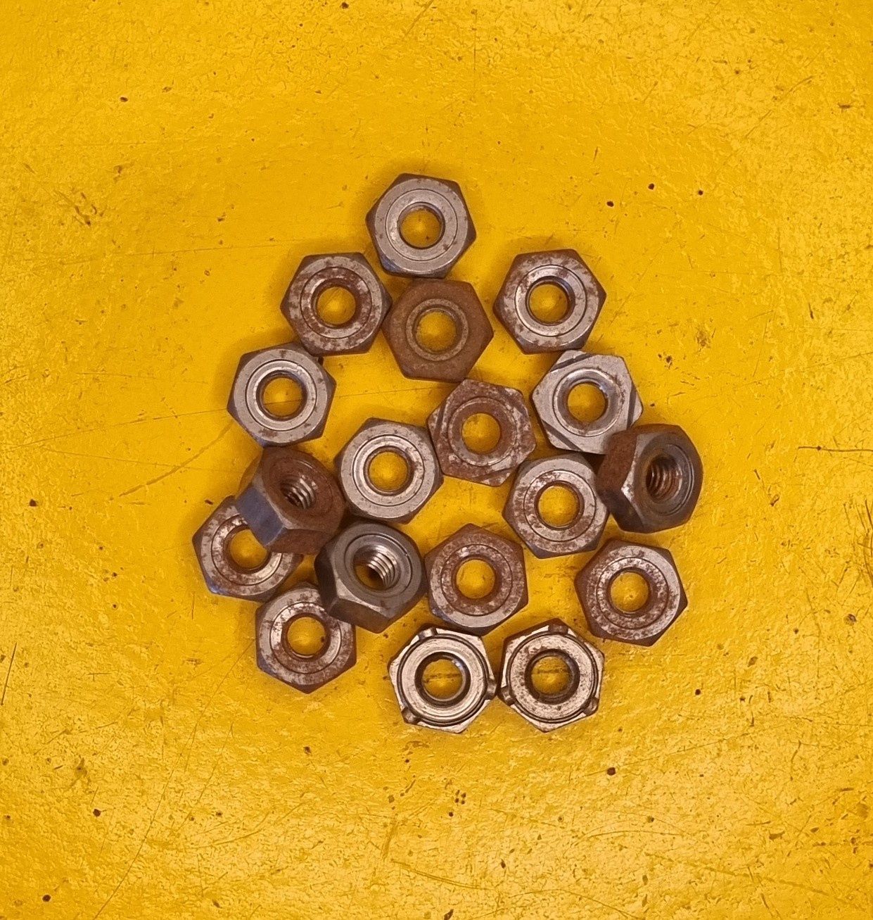 NUT M6 WELD NUT 3 POINT STEEL