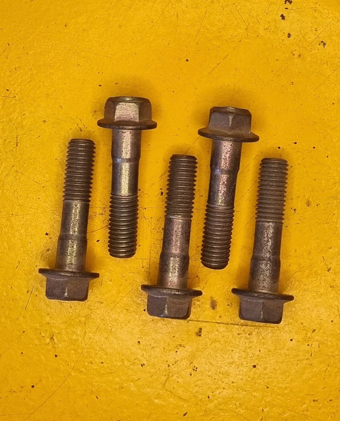 BOLT FLANGE HEAD NON-SERRATED M10X45 1.5 STD YZP STEP SHANK