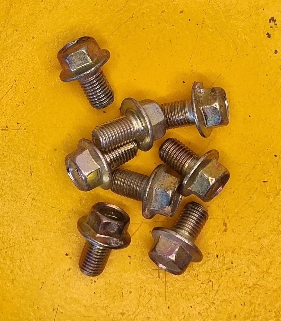 BOLT FLANGE HEAD NON-SERRATED M10X16 1.25 FINE YZP