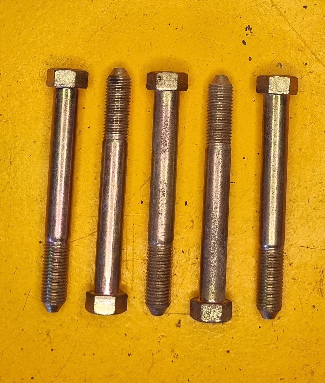 BOLT M10X80 1.25 FINE YZP 14MM HEAD