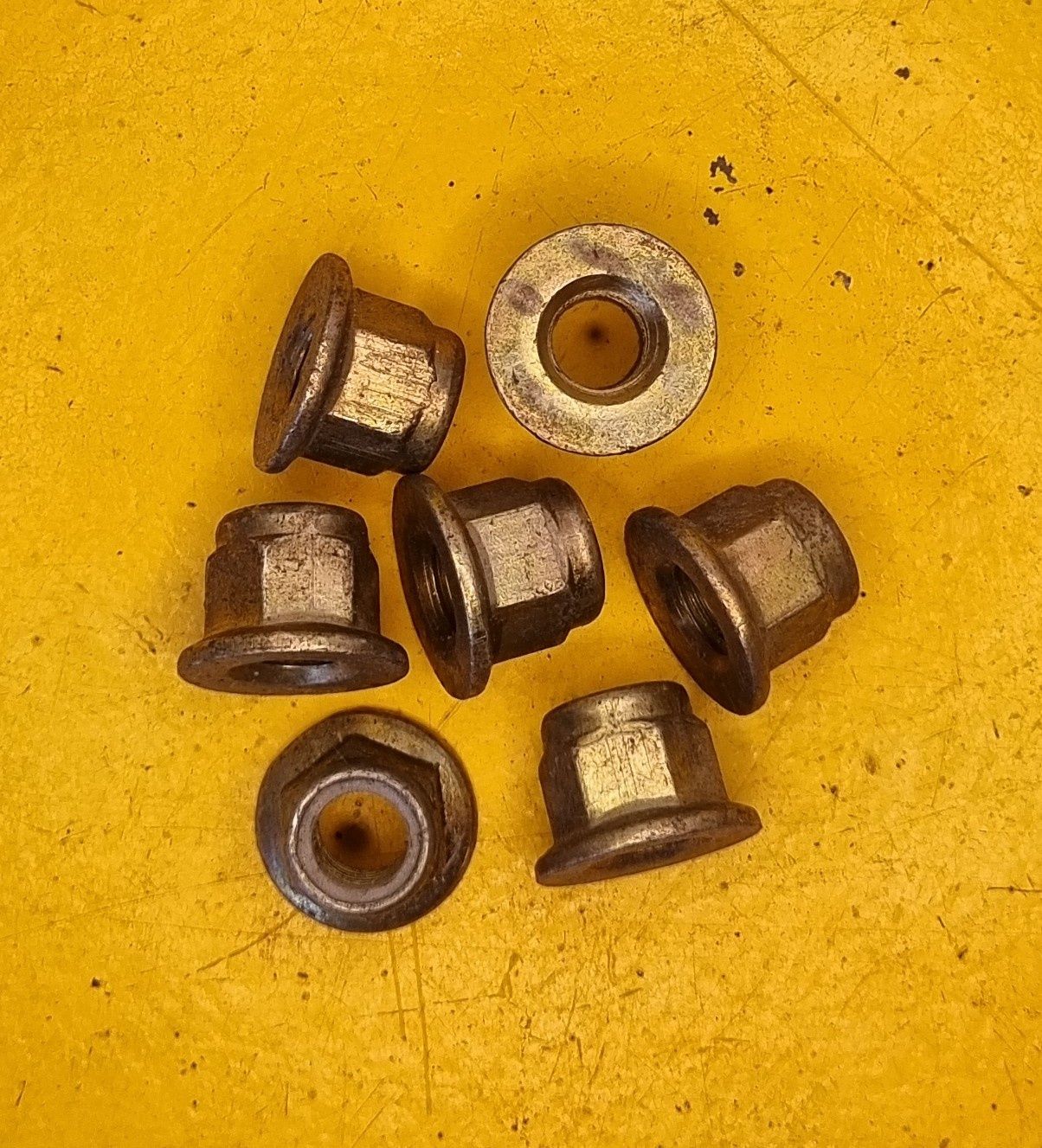 NUT M12 1.5 FINE NYLOC FLANGE YZP