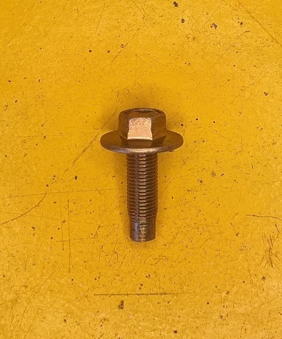 BOLT FLANGE HEAD NON-SERRATED 7/16X1.1/2 UNF GR5 YZP