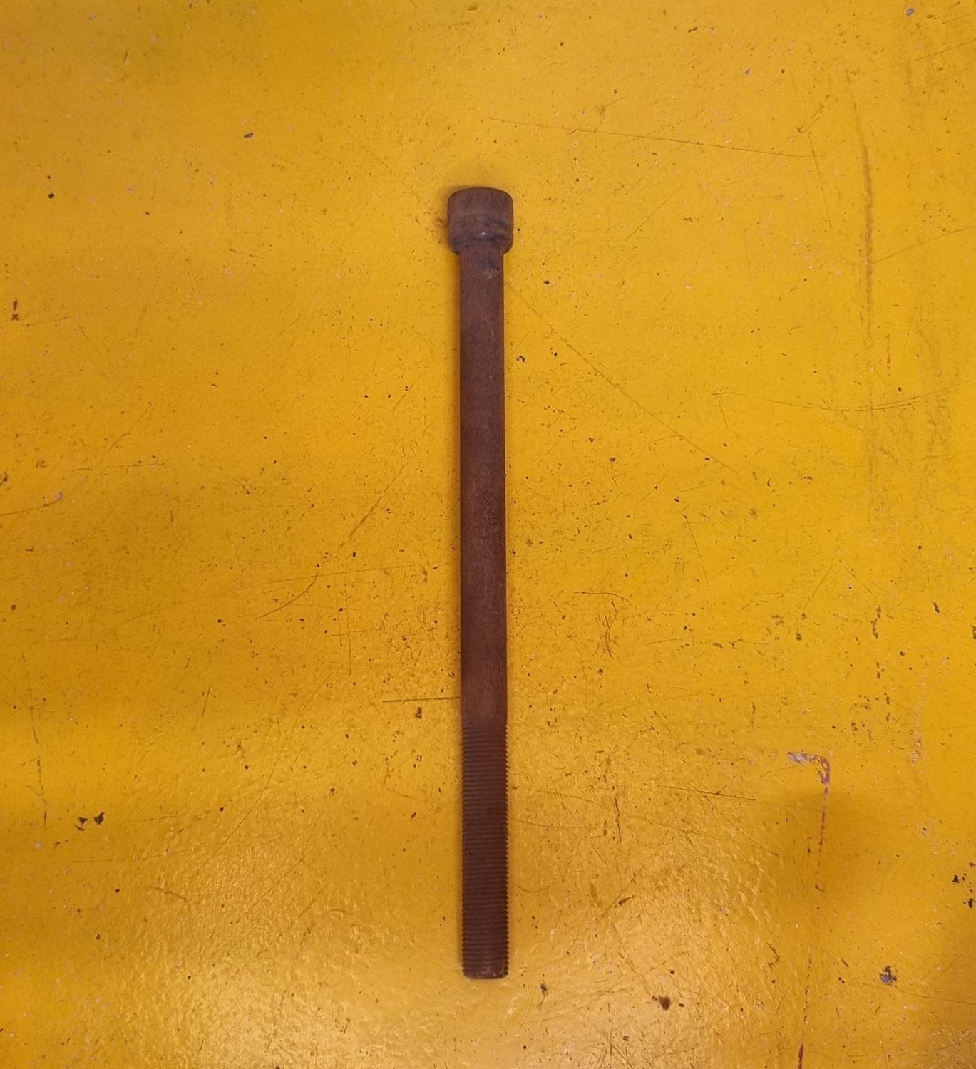 BOLT 1/2X8 UNF SPRING CENTRE BLK