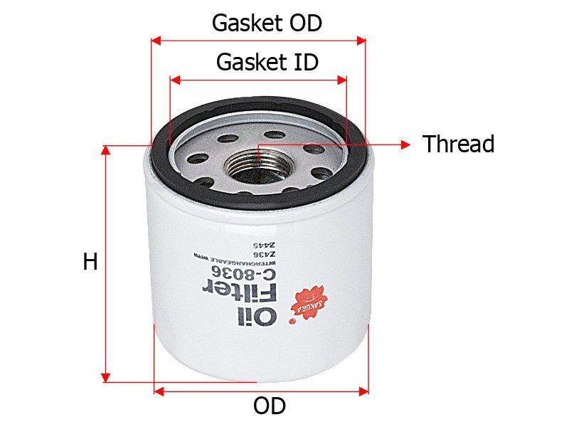 OIL FILTER  C-8036 (436)