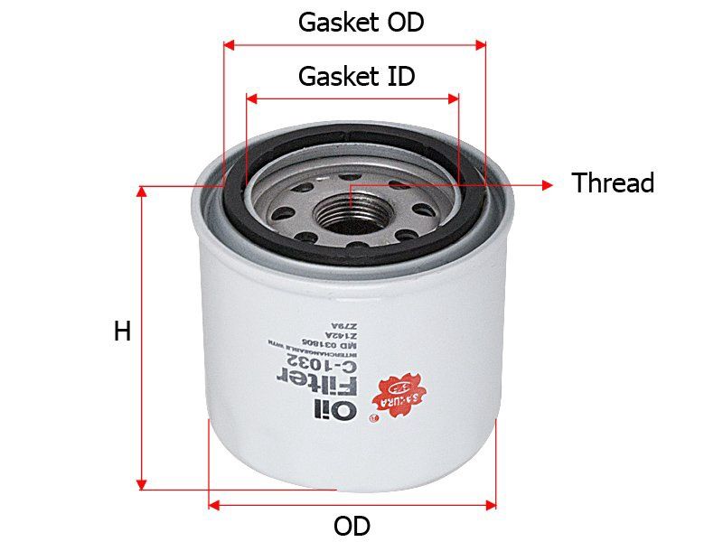 OIL FILTER C-1032 (Z79A)