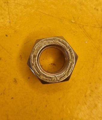 NUT 1/2 UNC CONELOCK GR9 YELLOW DIA