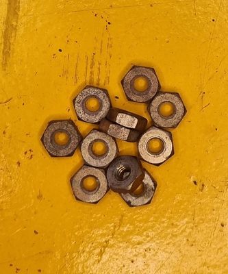 NUT 7/32 UNC HALF NUT YZ