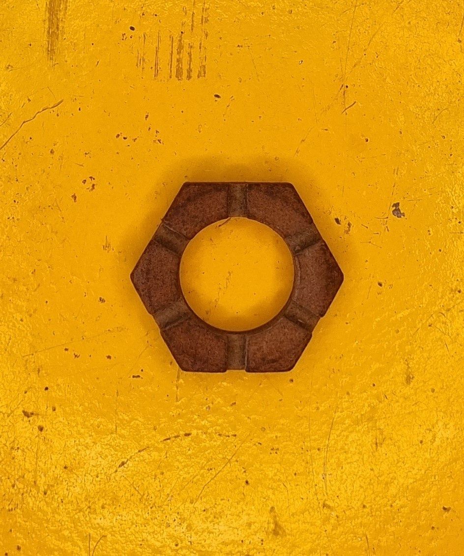 NUT 1" CASTLE 20TPI HALF NUT BLK