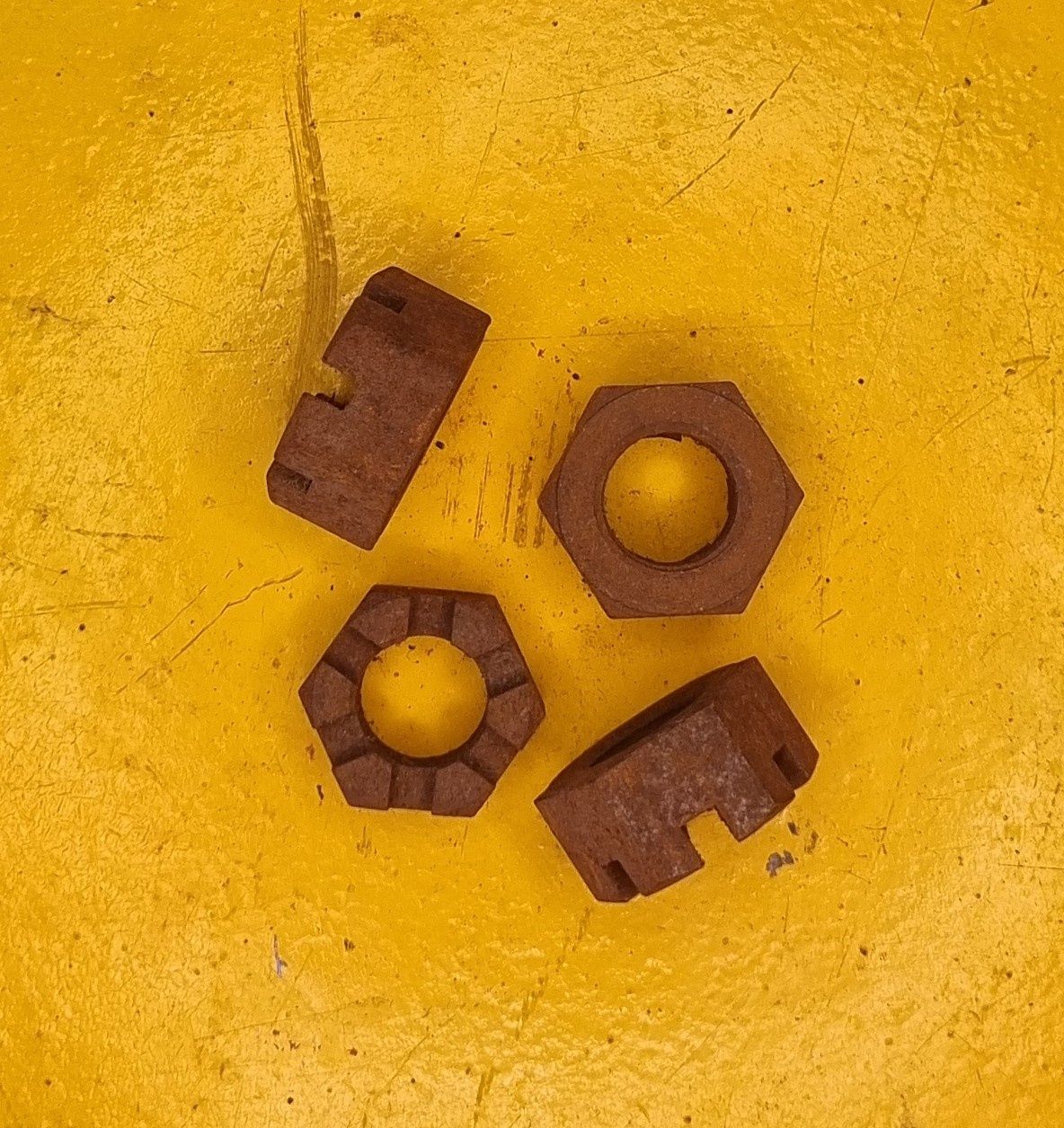 NUT 5/8 UNF CASTLE CROWN STEEL