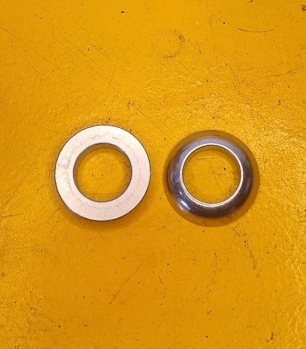 WASHER M20 CONICAL REAR WHEEL