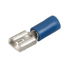 CABLE FEMALE BLADE TERMINAL BLUE 6.3MM