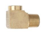 BRASS 45 DEG INV. FLARE MALE ELBOW  3/16 TUBE X 1/8 BSP