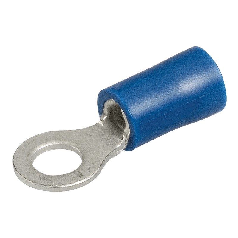 CABLE TERMINAL RING BLUE 9.5MM